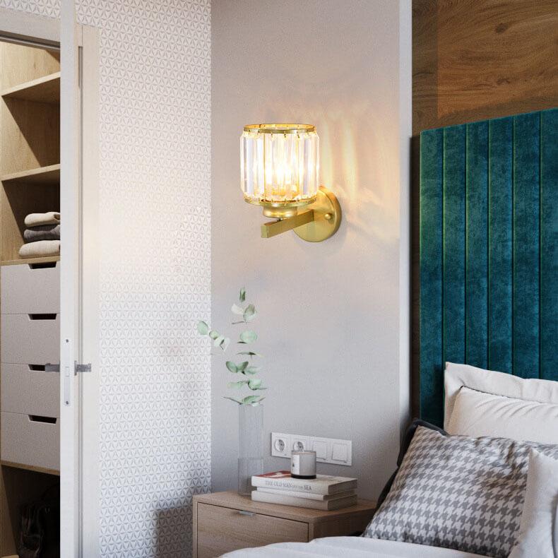 Luksus Krystal Væglampe til Moderne Interiør – LED Belysning