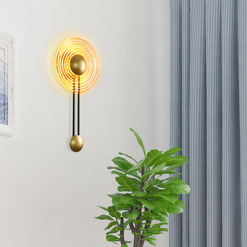AuraLight – Slank LED Væglampe i Sort