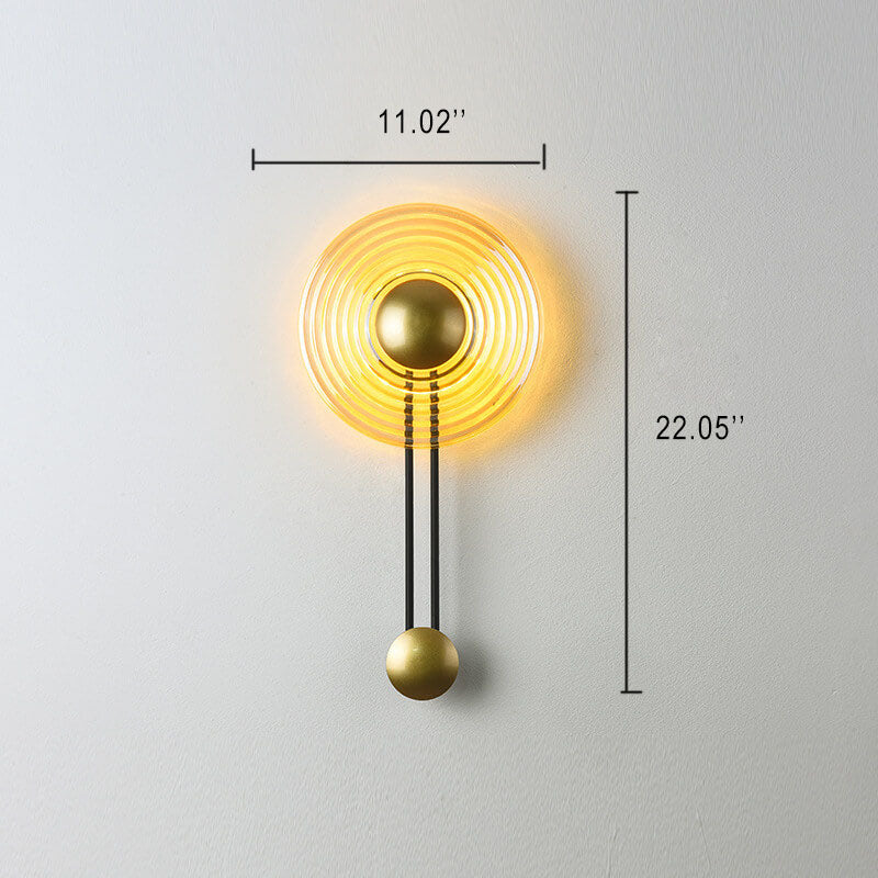 AuraLight – Slank LED Væglampe i Sort