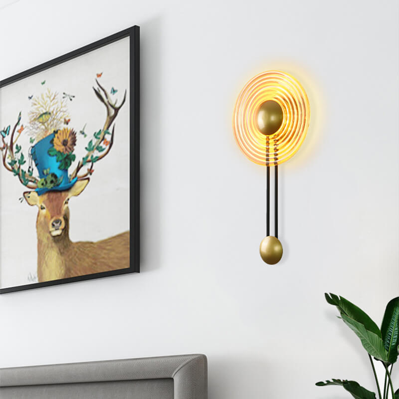 AuraLight – Slank LED Væglampe i Sort