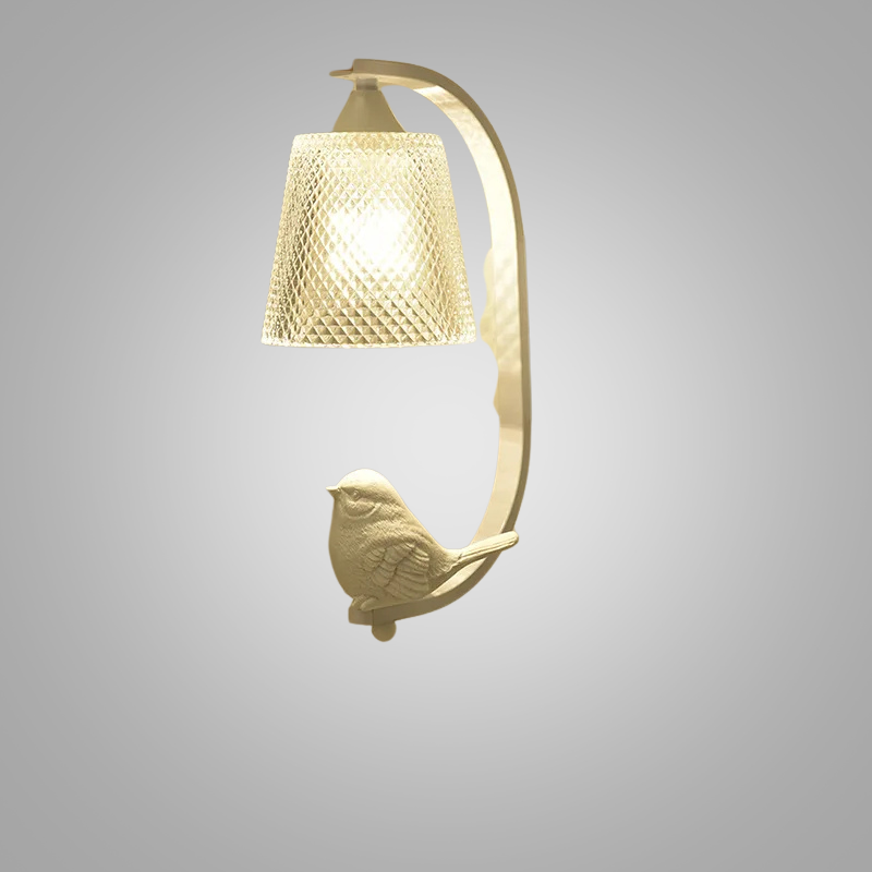 NordicBird Light – Trendy fuglevægslampe til soveværelse