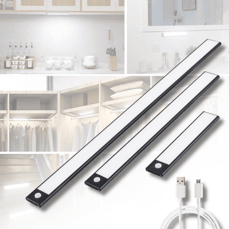 RechargeGlow LED-strips – Opladelig Sensorbelysning til hjemmet