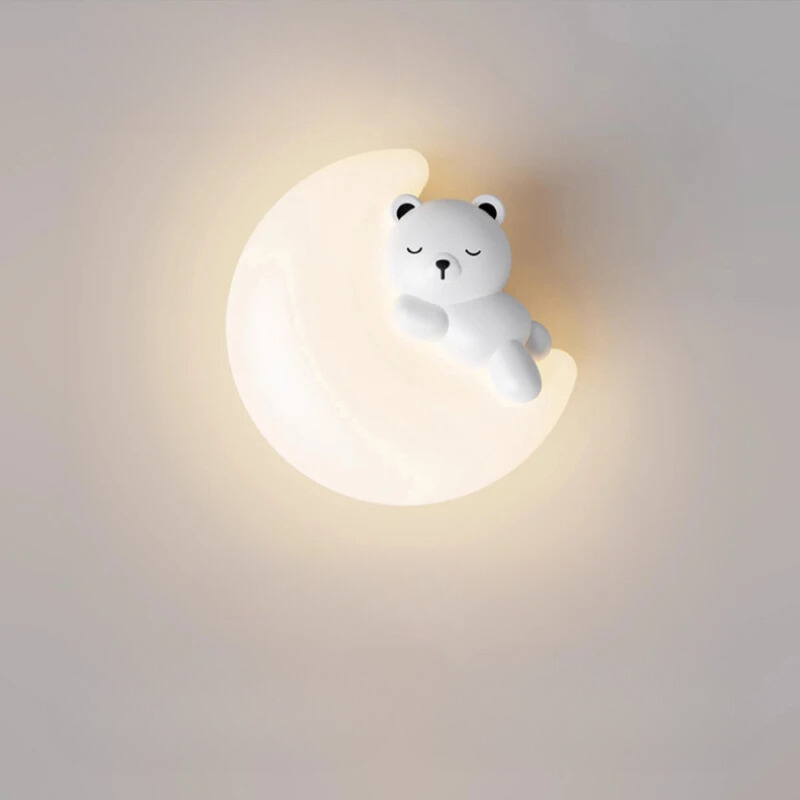 PandaGlow Lamp - Bedårende LED Væglys til Børn