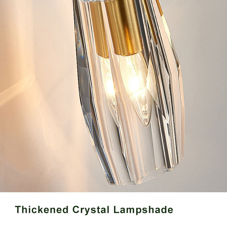 Luxe CrystalGlow Wandlampe med Krystalglas – Modernt Design