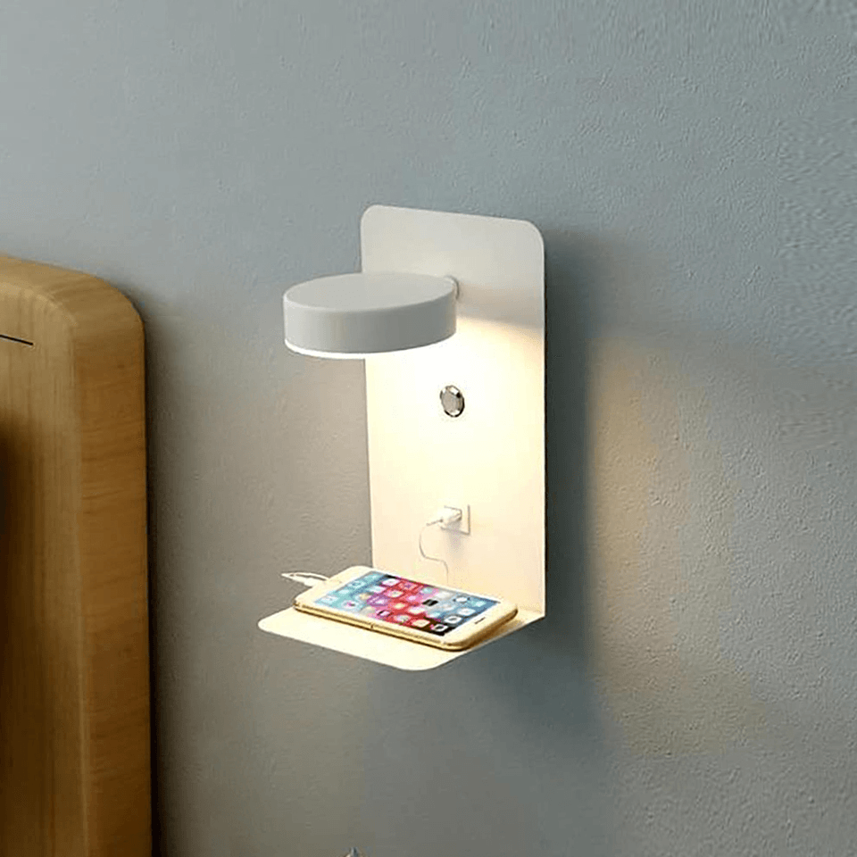 GlowUp Lysestation – Moderne Lampe og Opladestation