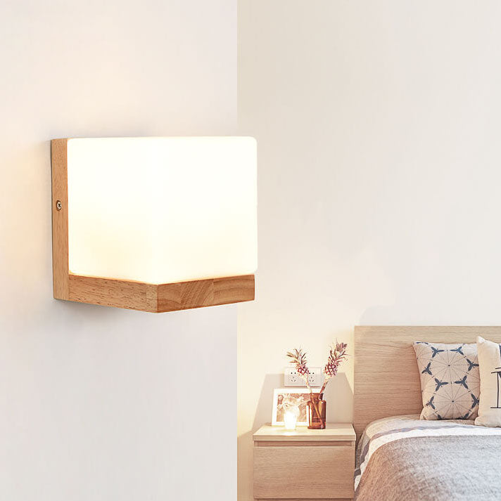 EcoChic Kubus Væglampe – Bæredygtig & Moderne Design