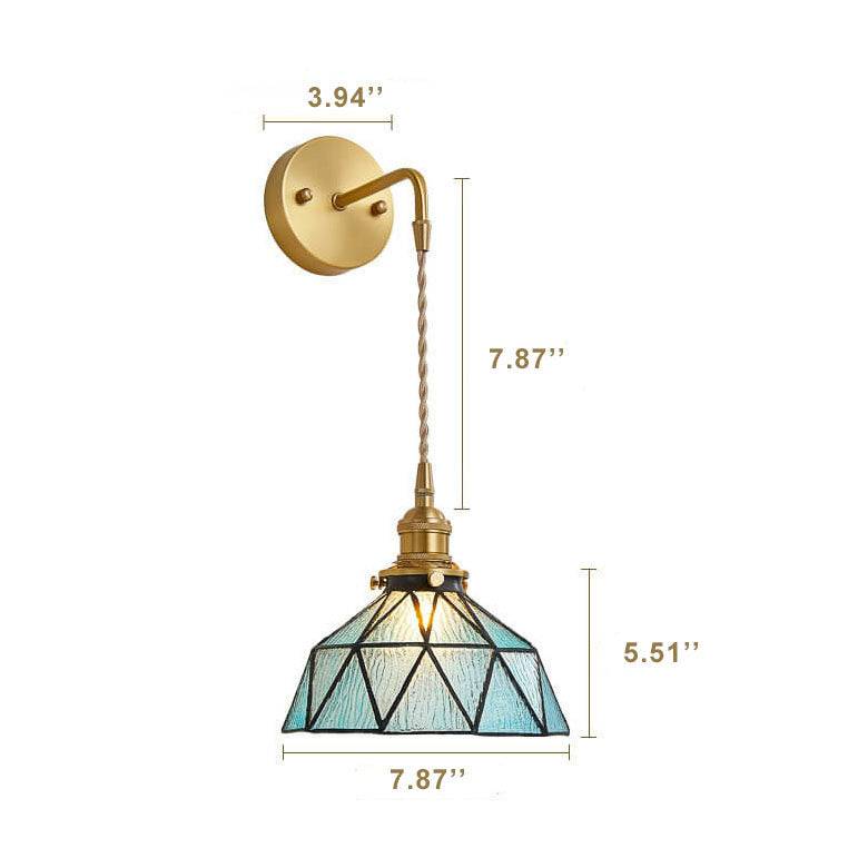 Aquarius – Elegant væglampe af vanddråbe glas