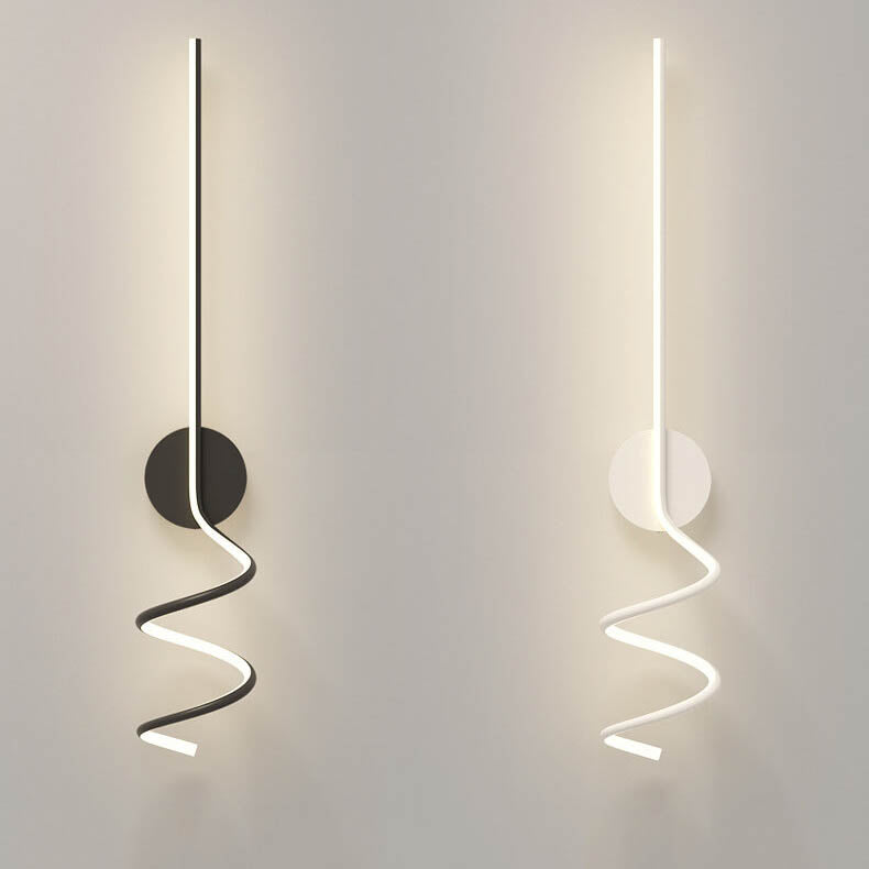 GlowWave - Strømlinet LED væglampe med bue-design