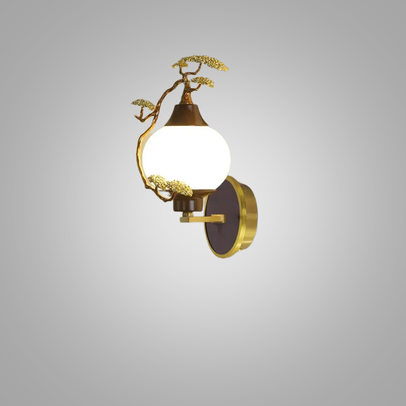 BrassGlow Væglampe - Elegant Messing Wandbelysning