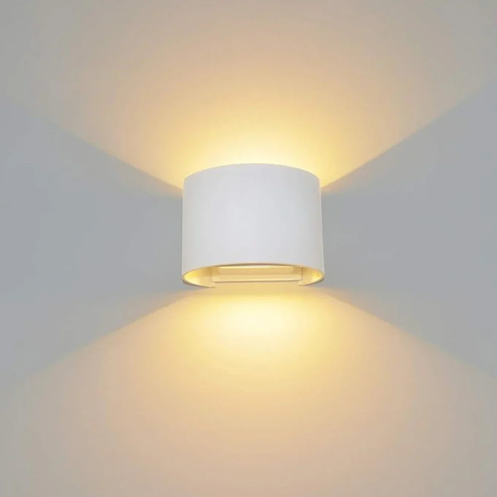 Lumière Royale - Elegant moderne LED kube væglampe (Hvid)