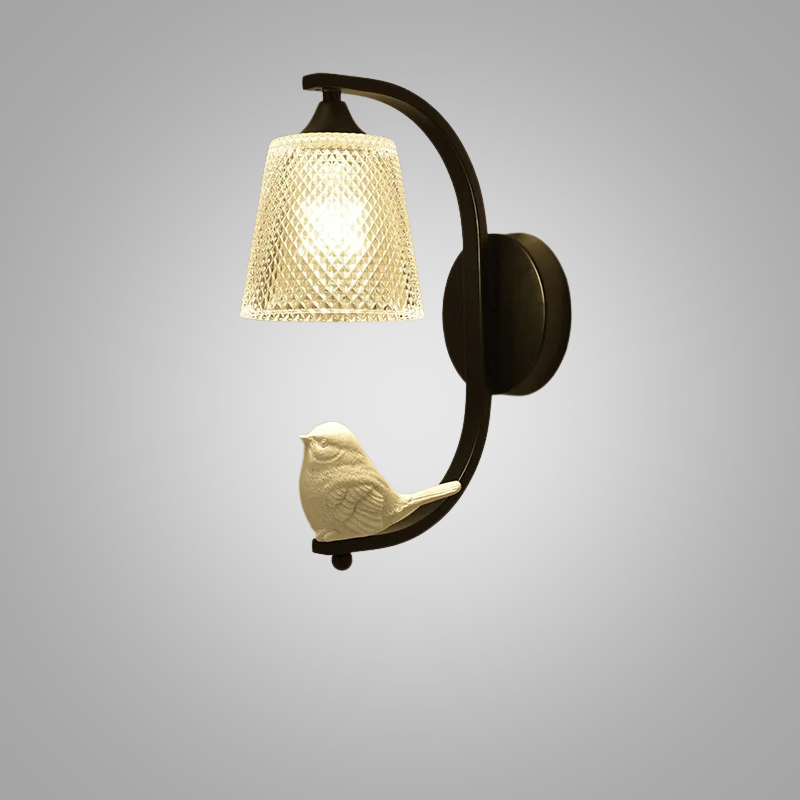 NordicBird Light – Trendy fuglevægslampe til soveværelse