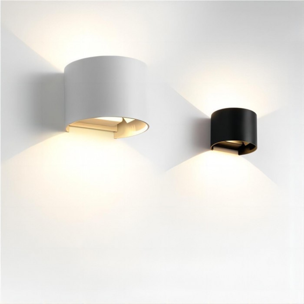 Lumière Royale - Elegant moderne LED kube væglampe (Hvid)