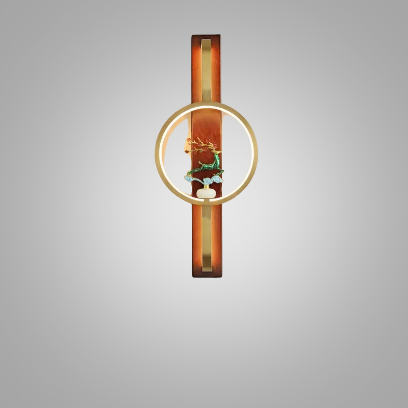 BrassGlow Væglampe - Elegant Messing Wandbelysning