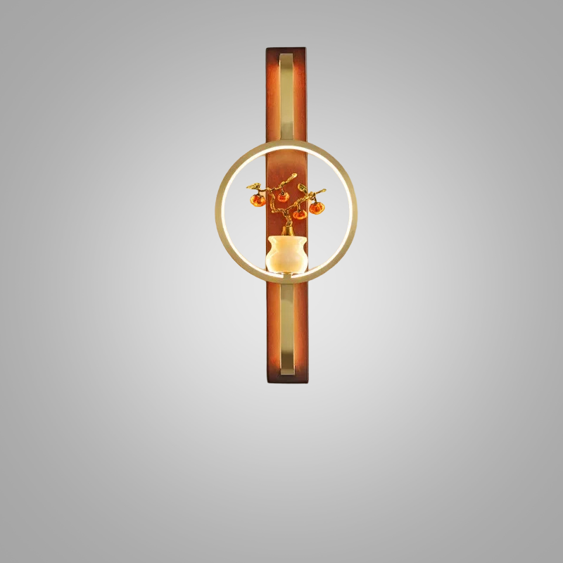 BrassGlow Væglampe - Elegant Messing Wandbelysning