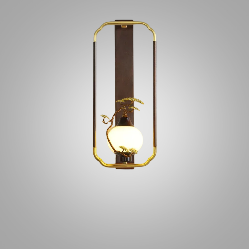 BrassGlow Væglampe - Elegant Messing Wandbelysning