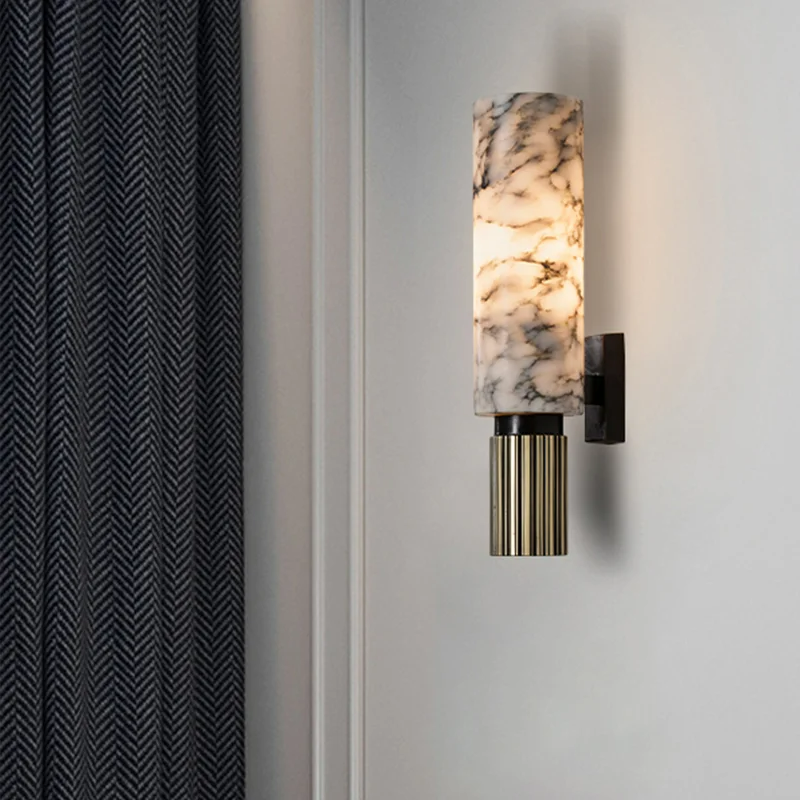 MarbleGlow - Luxury Væglampe til Moderne Interiører