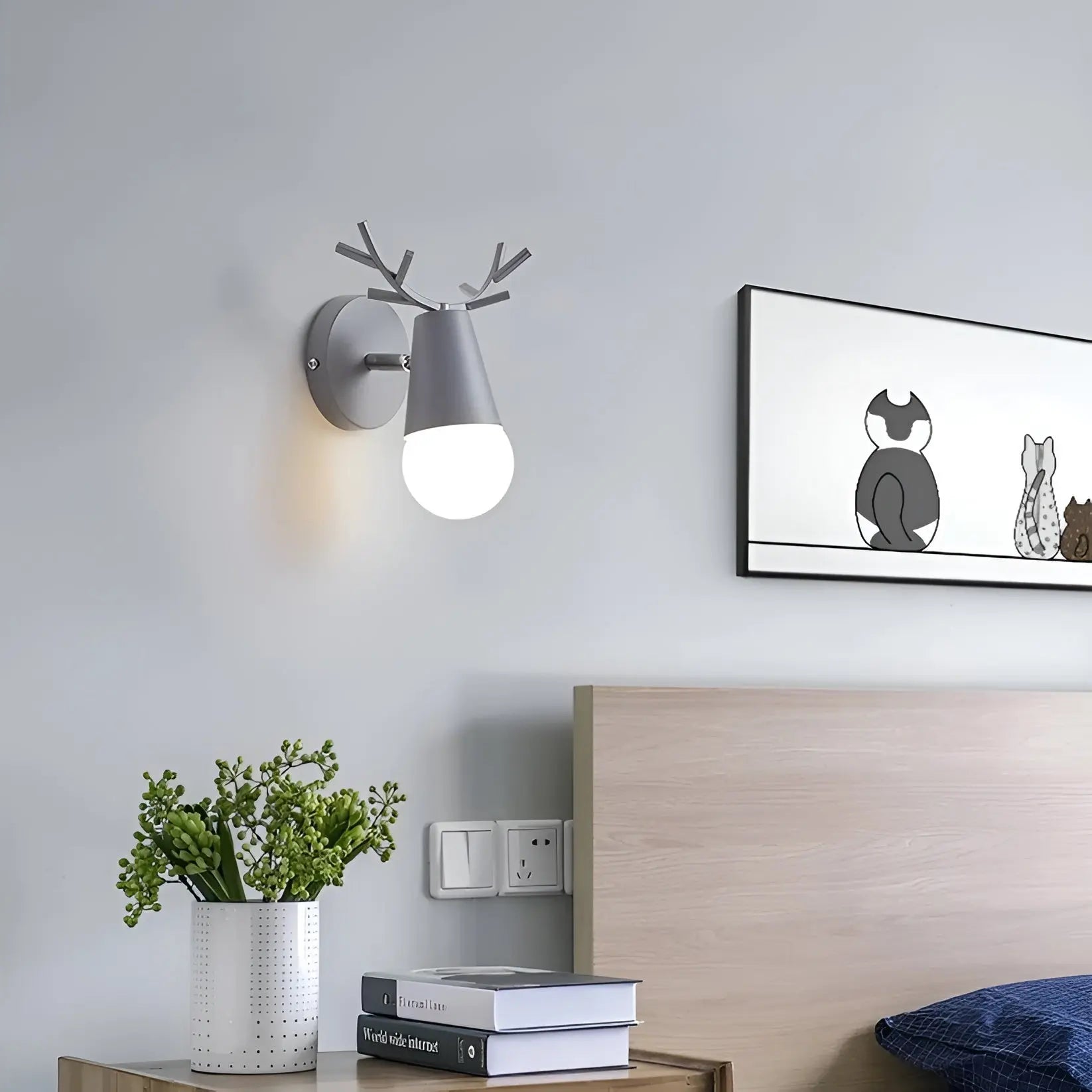 Nordic Glow Geweile LED Væglampe – Elegant & Energiebesparende Design