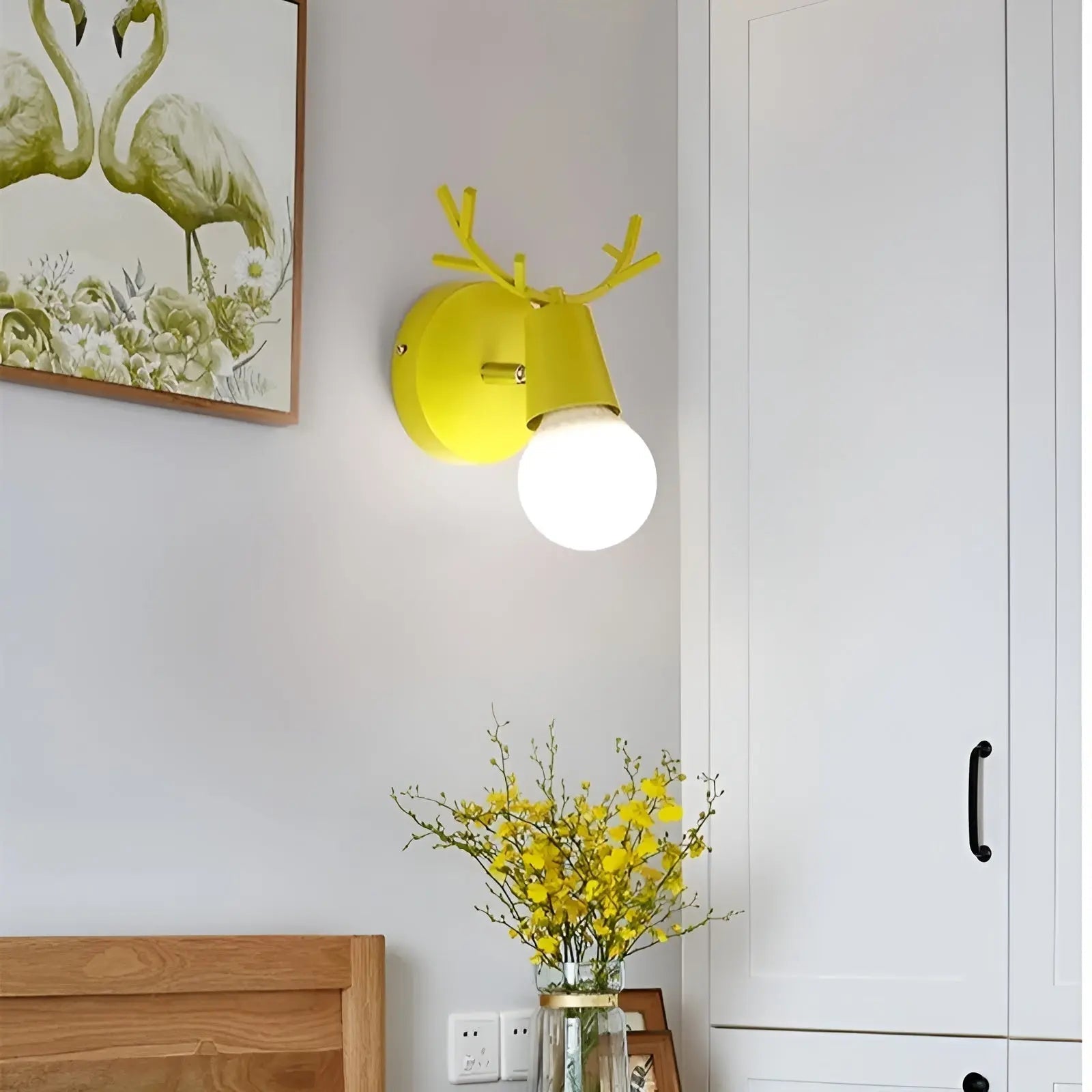 Nordic Glow Geweile LED Væglampe – Elegant & Energiebesparende Design