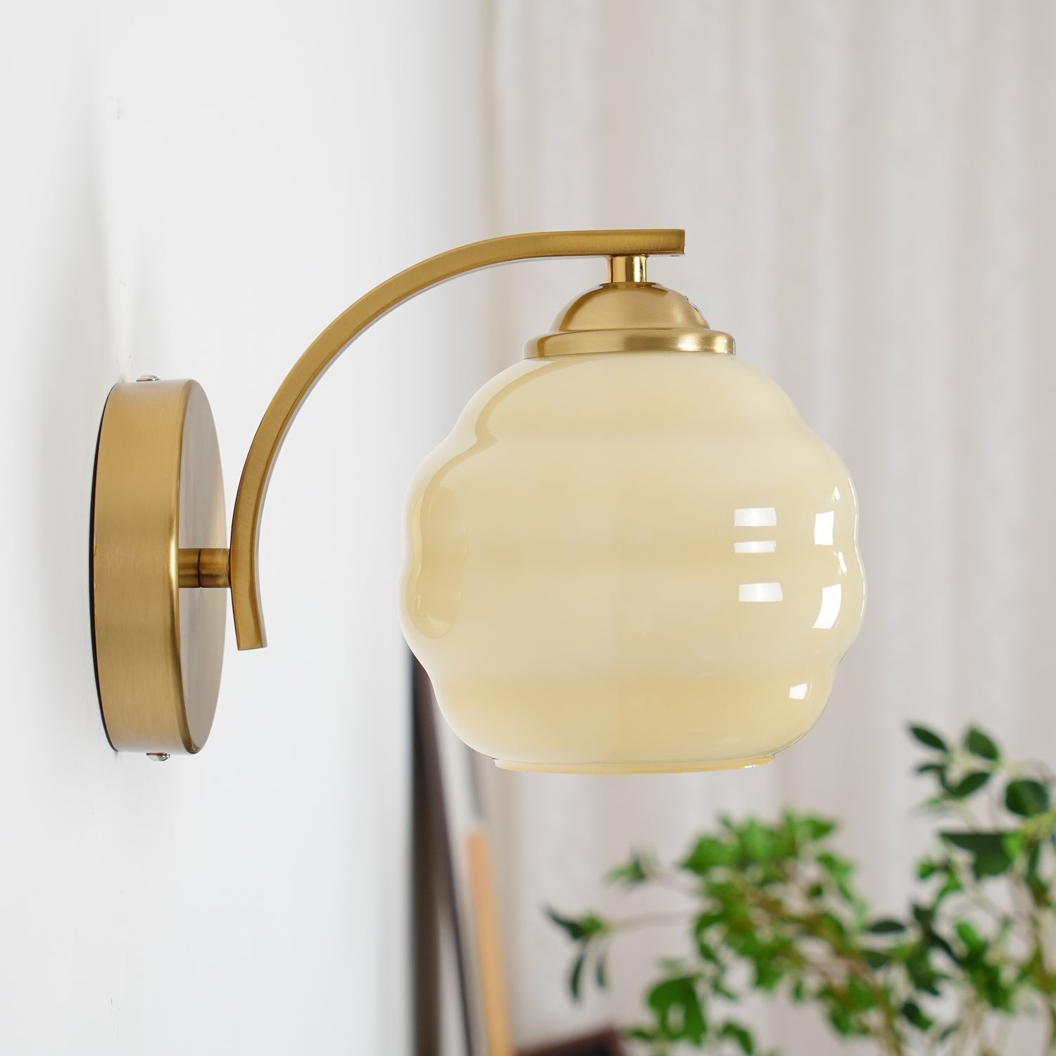 DecoLuxe Glow – Vintage Væglampe i Elegant Art Deco Design til Klassisk og Moderne Indretning