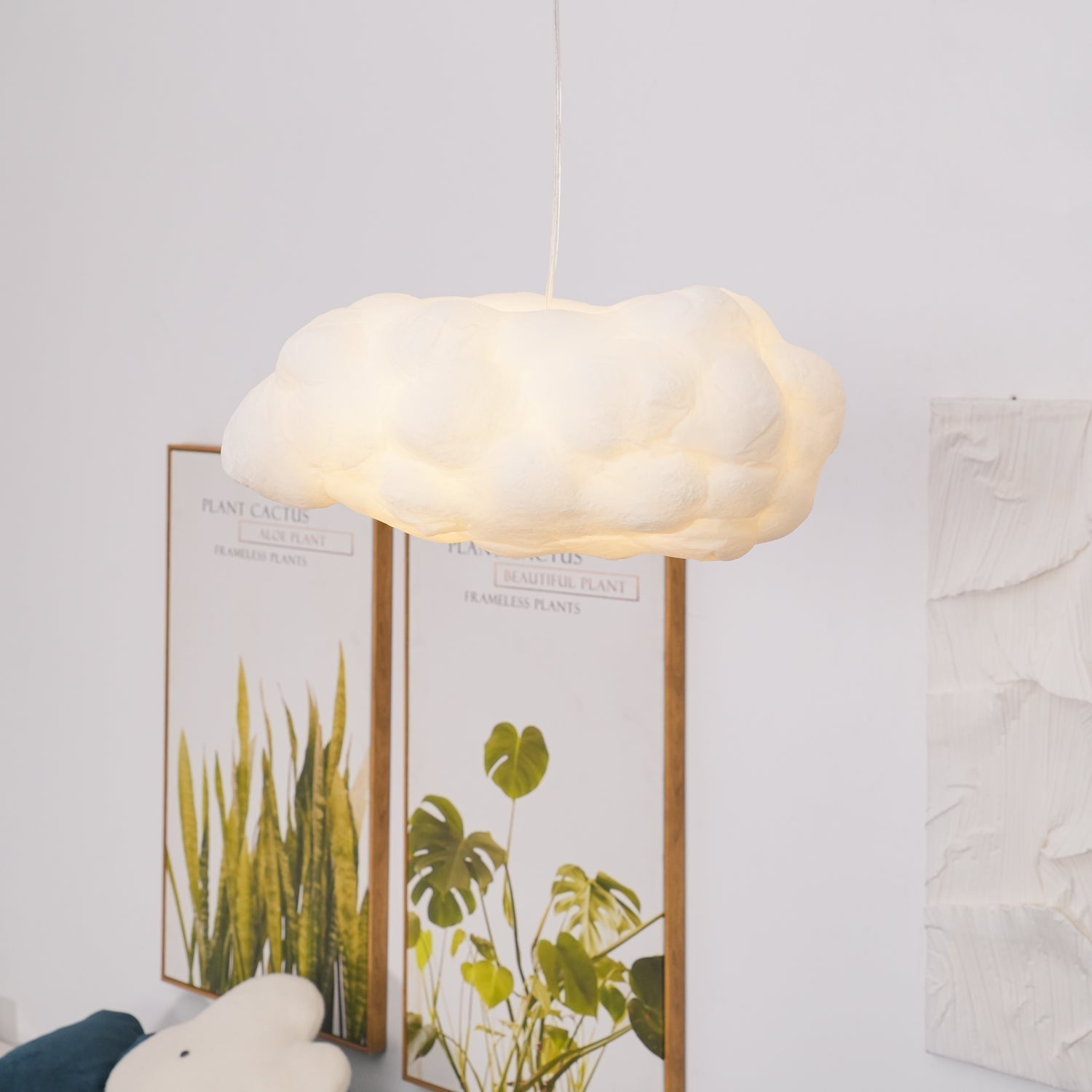 CloudyGlow – Moderne Pendellampe i Blødt Skyinspireret Design til Hygge og Stemning