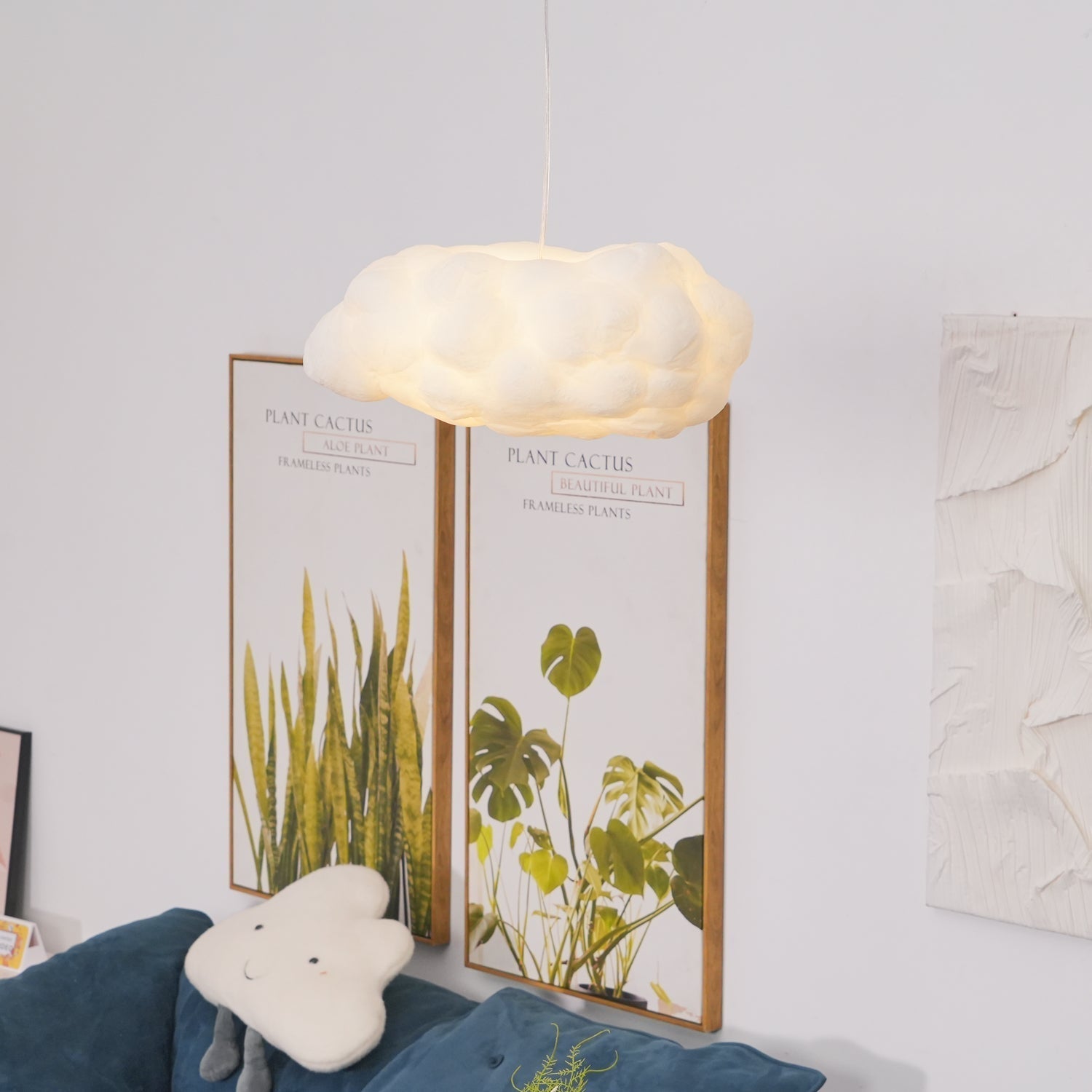 CloudyGlow – Moderne Pendellampe i Blødt Skyinspireret Design til Hygge og Stemning