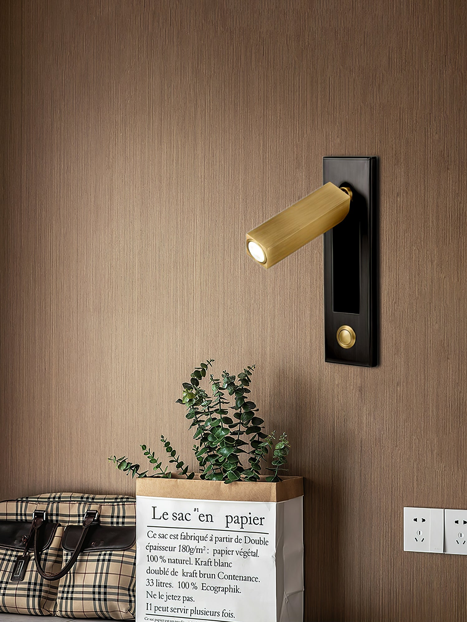 Indlejret Lys – Minimalistisk Sengevægslampe LED