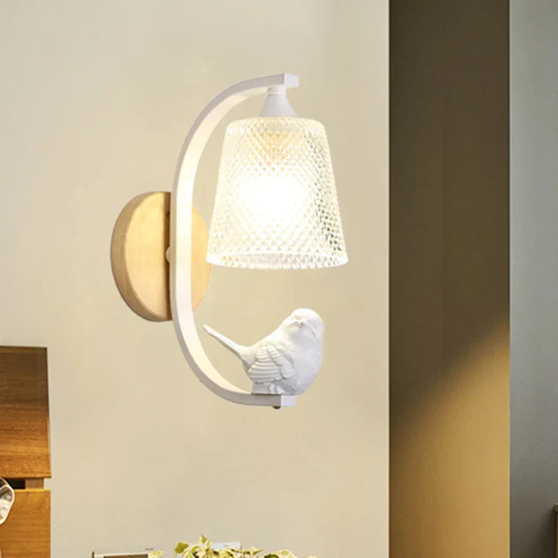 NordicBird Light – Trendy fuglevægslampe til soveværelse