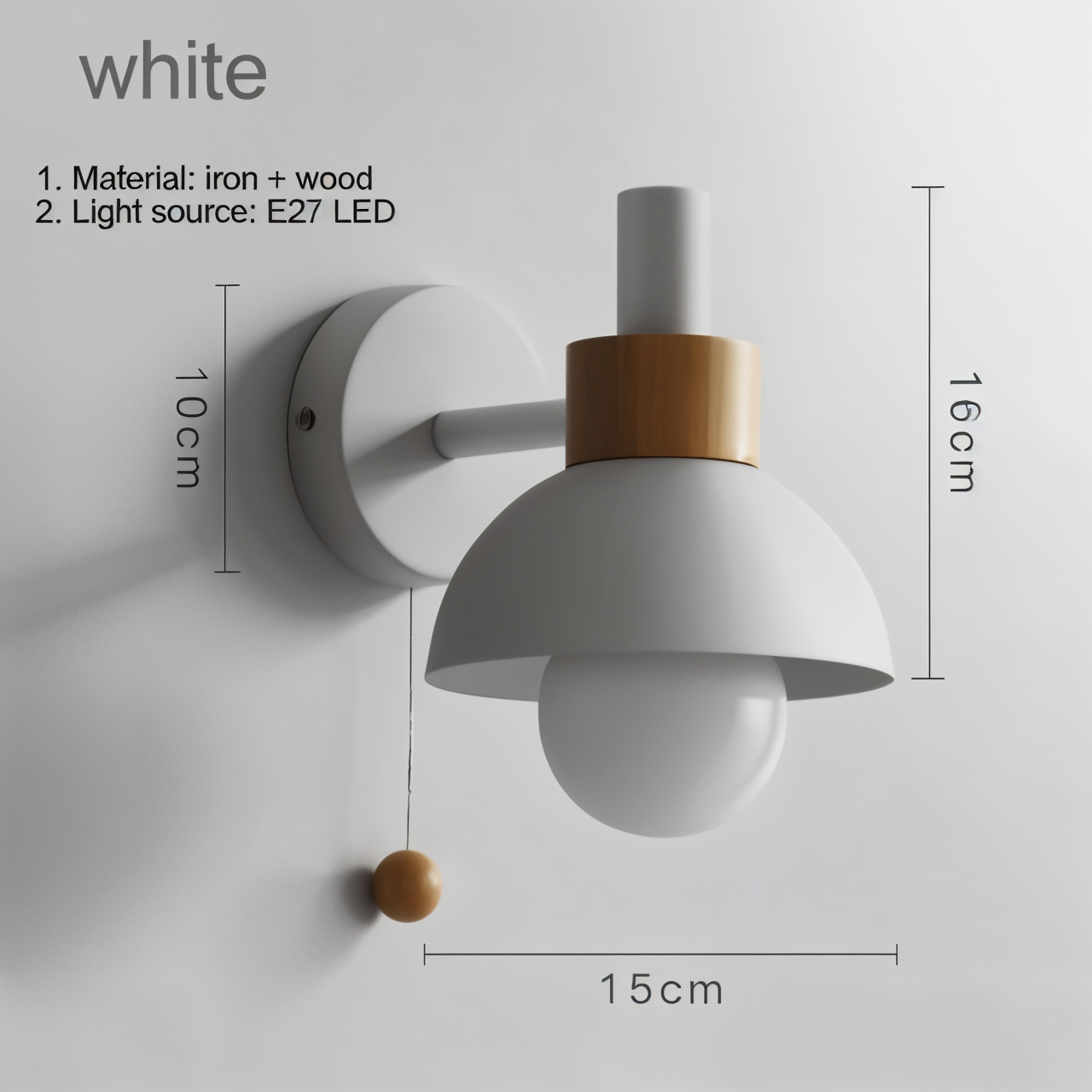 Moderne Macaron Wandlampe - Elegant Belysning til Hver Rumsa