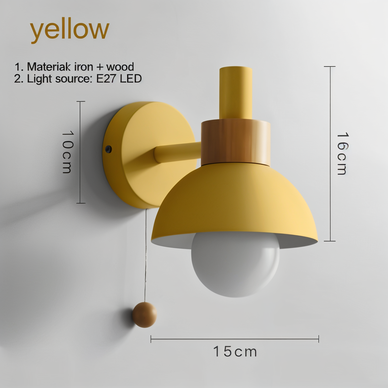 Moderne Macaron Wandlampe - Elegant Belysning til Hver Rumsa