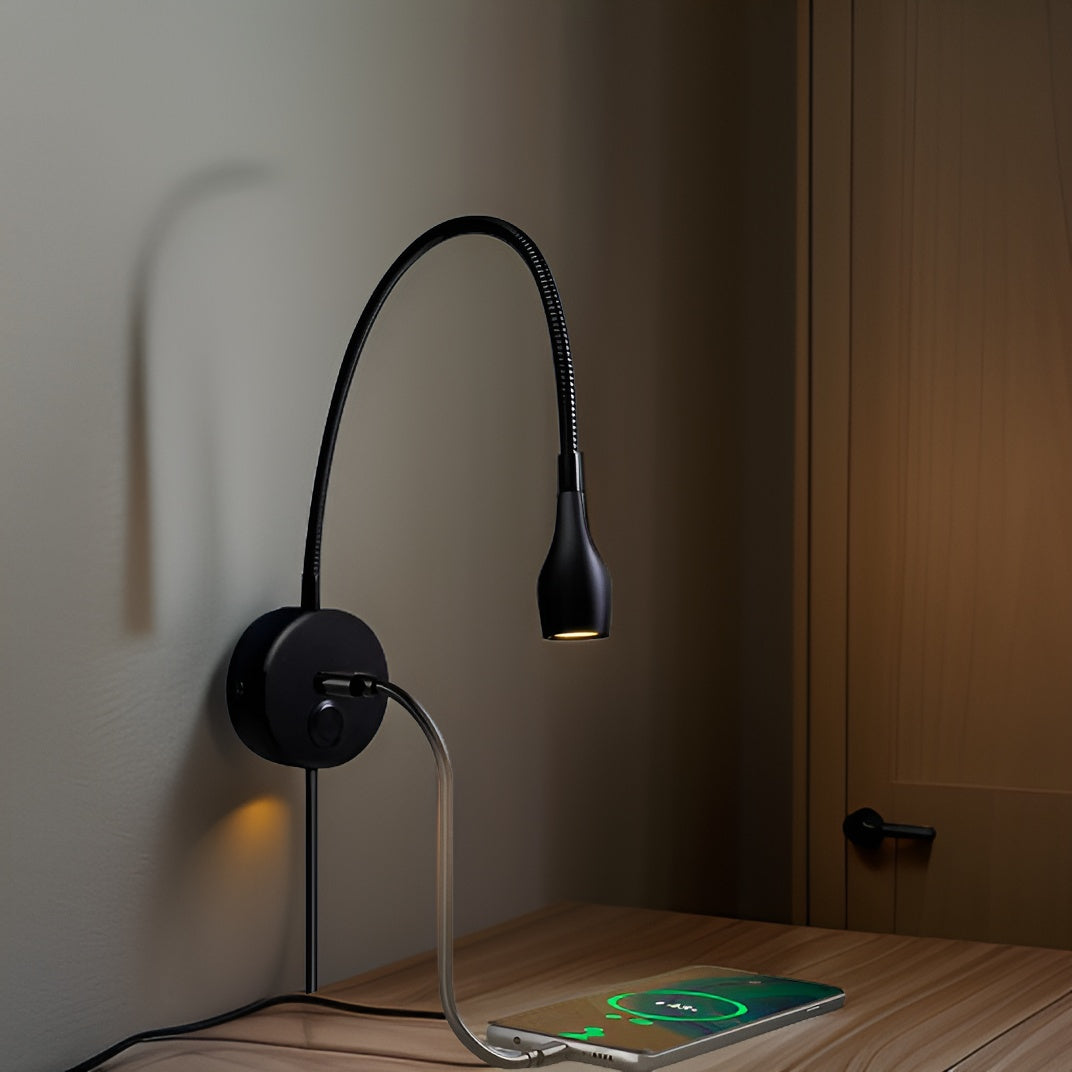 Luminara Væglampe - Elegant Justerbar LED Væglampe til Læsekomfort