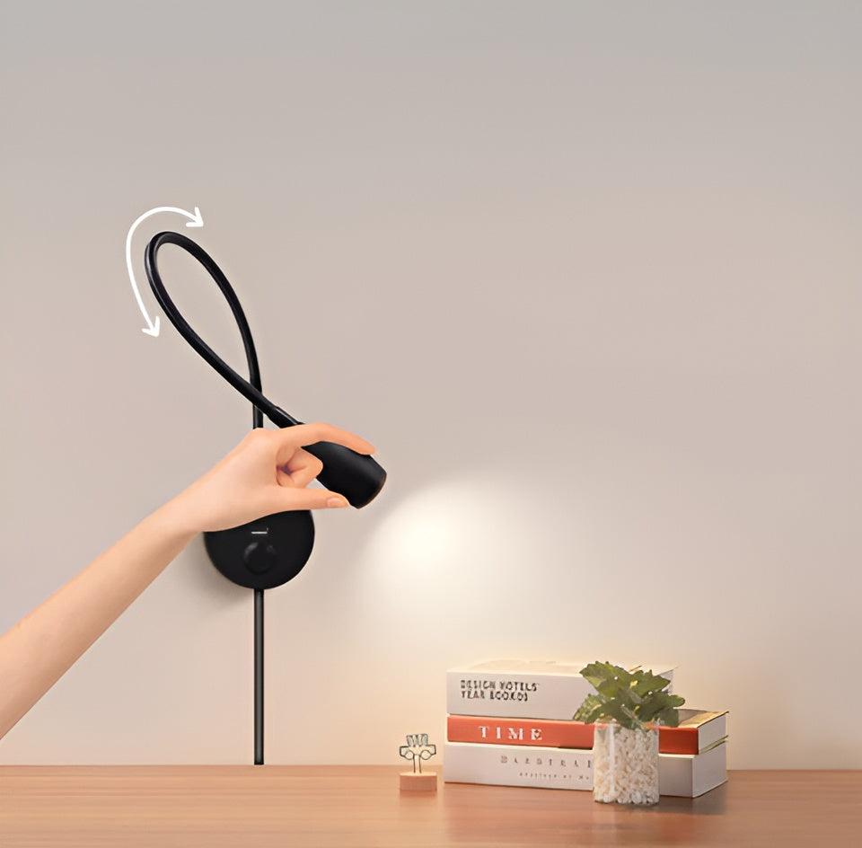 Luminara Væglampe - Elegant Justerbar LED Væglampe til Læsekomfort