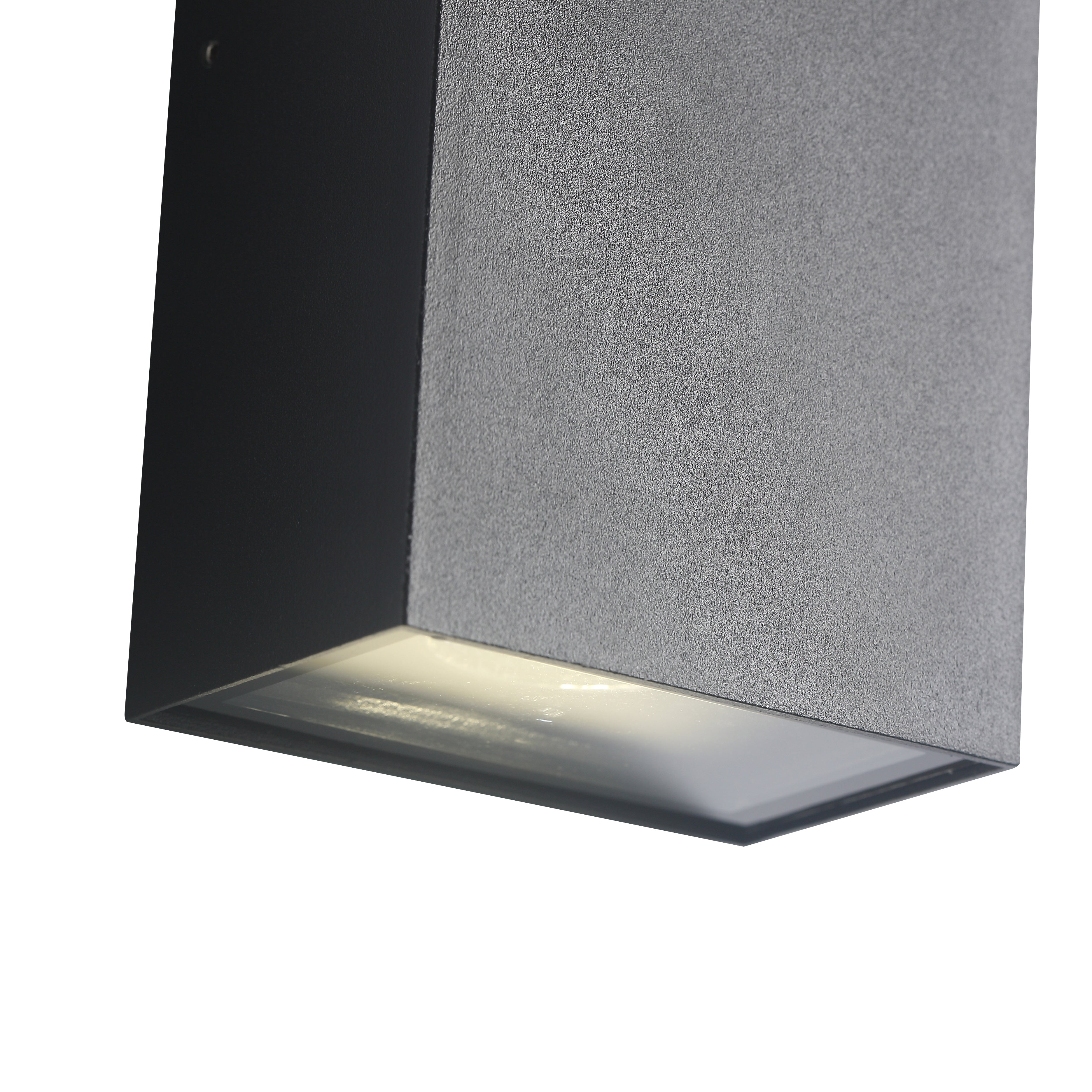 Elegant LED Væglampe H16 IP65 6W i Sort – Perfekt til udendørs belysning