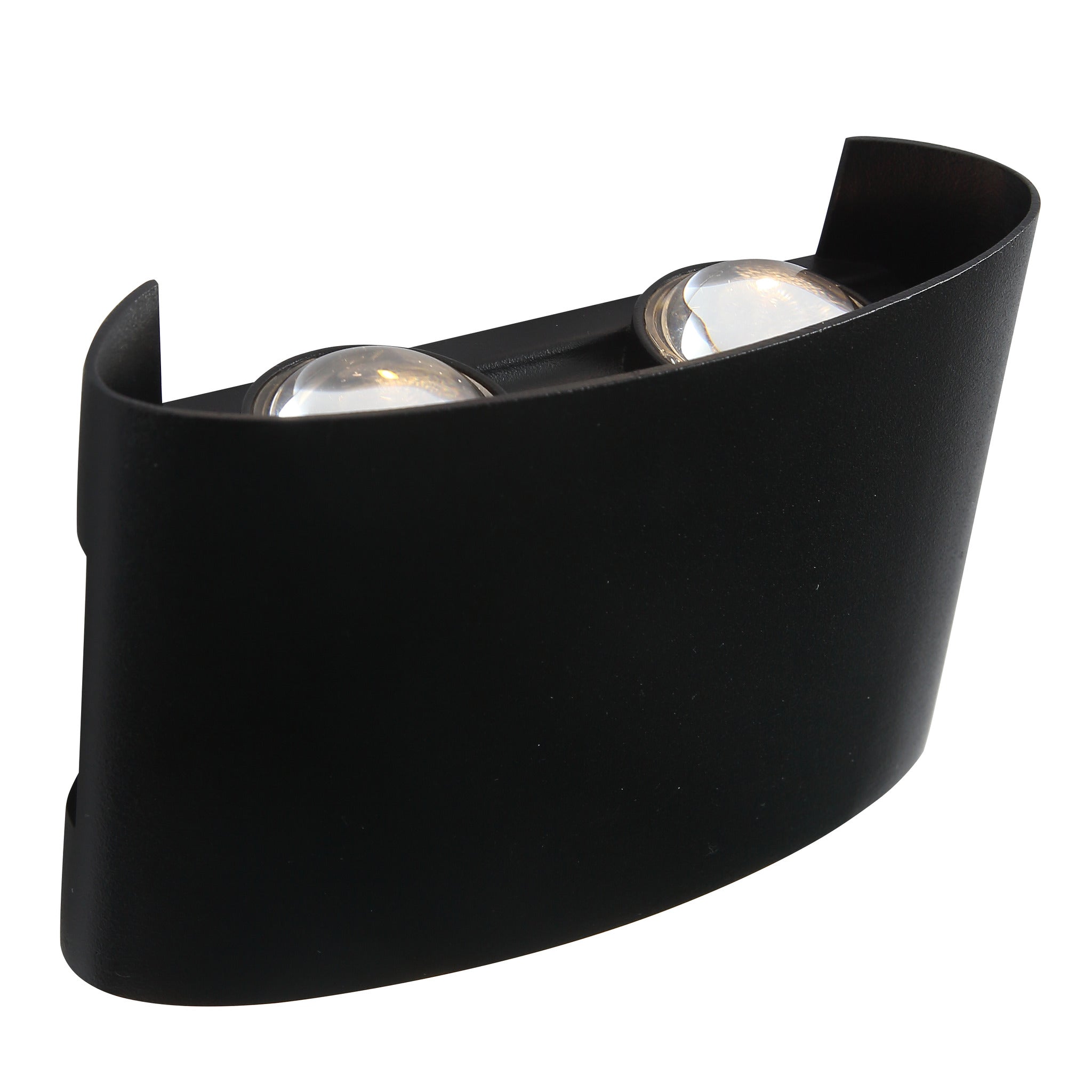 Elegant Ortelo 4W 12cm Sort Væglampe til Moderne Hjem