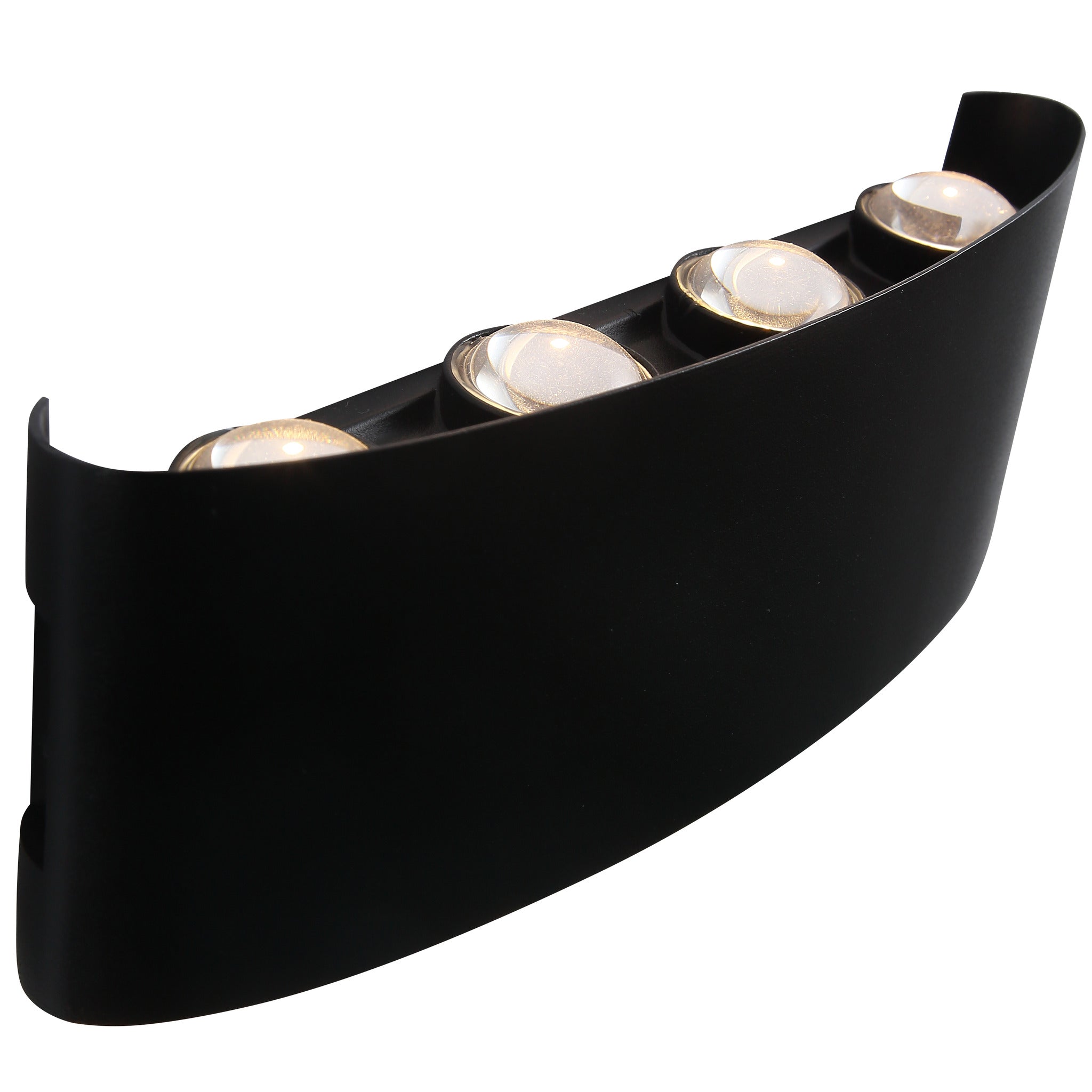 Elegance og Funktionalitet med Ortelo 8W 22cm Væglampe i Stilig Sort