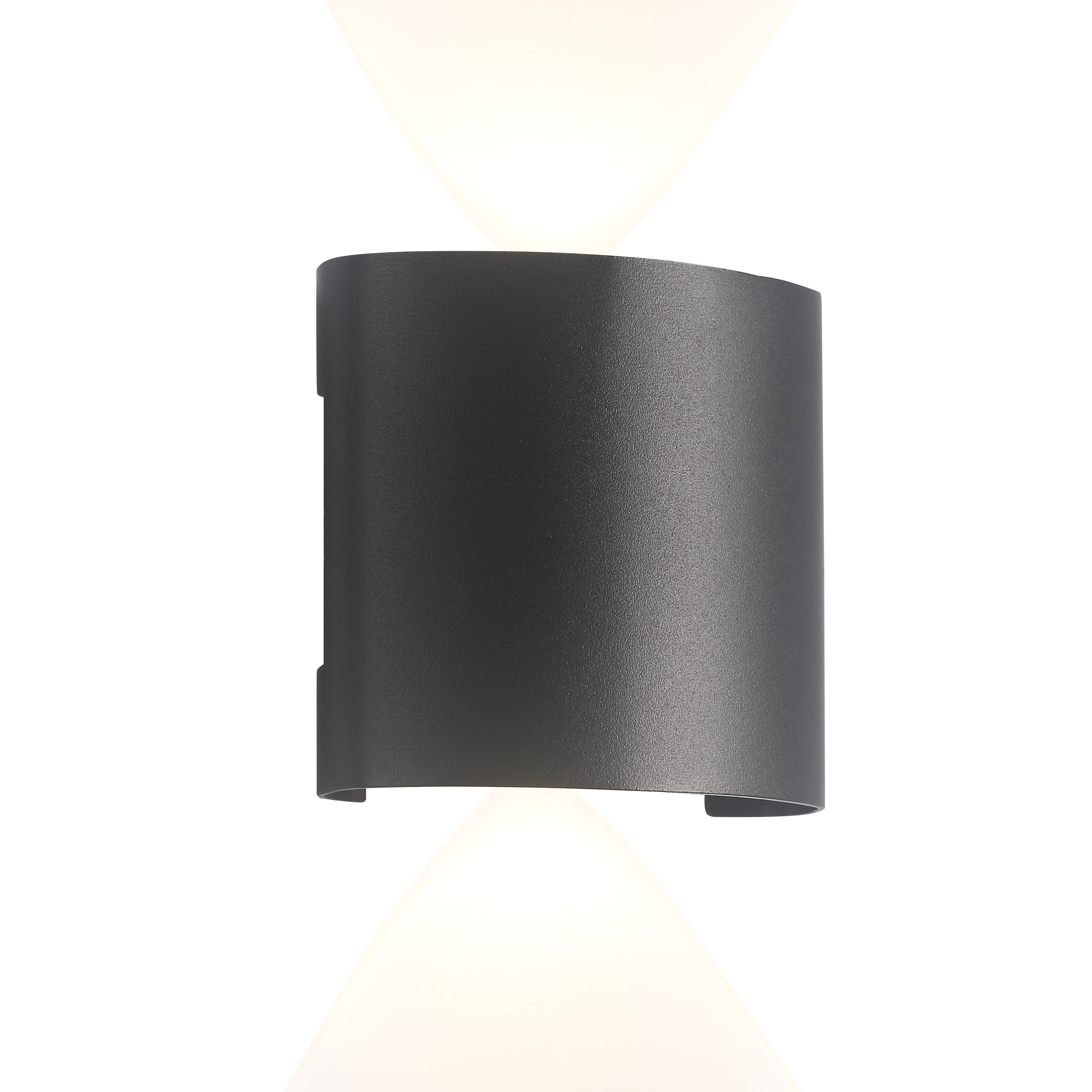 Elegant Ortelo 2W 7cm Væglampe i Stilfuld Sort Design