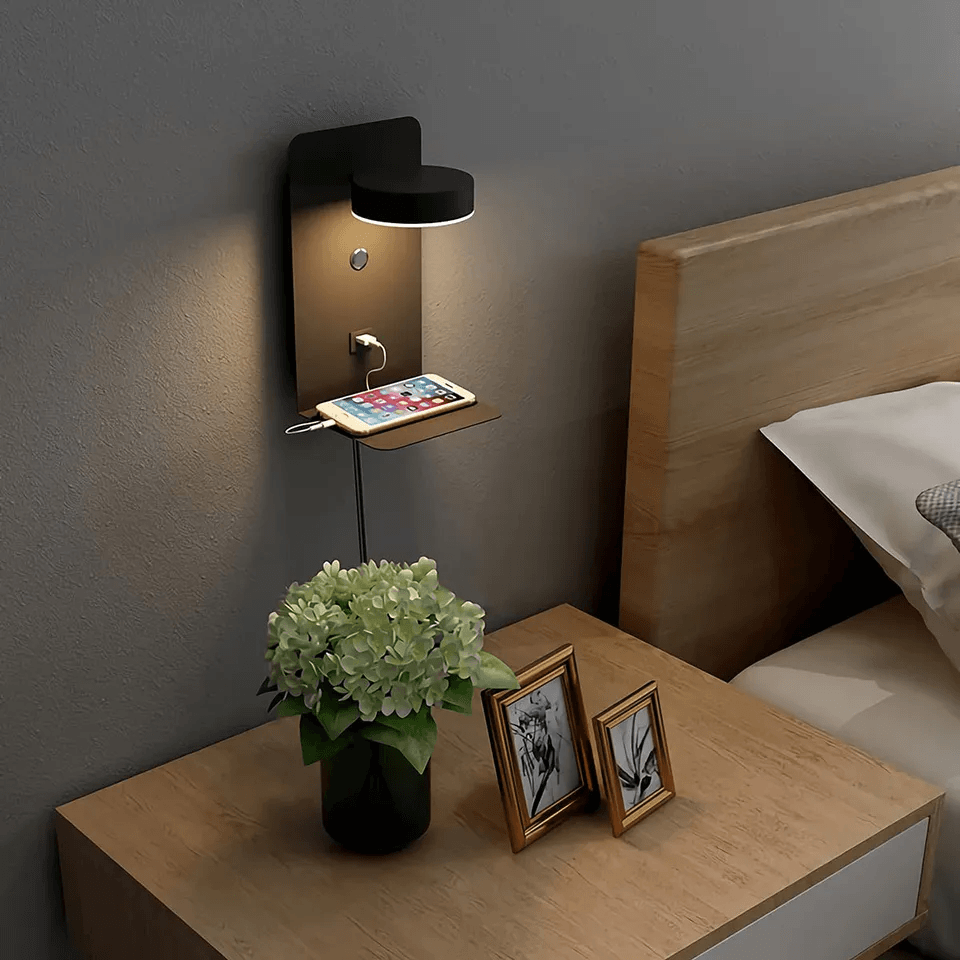 GlowUp Lysestation – Moderne Lampe og Opladestation