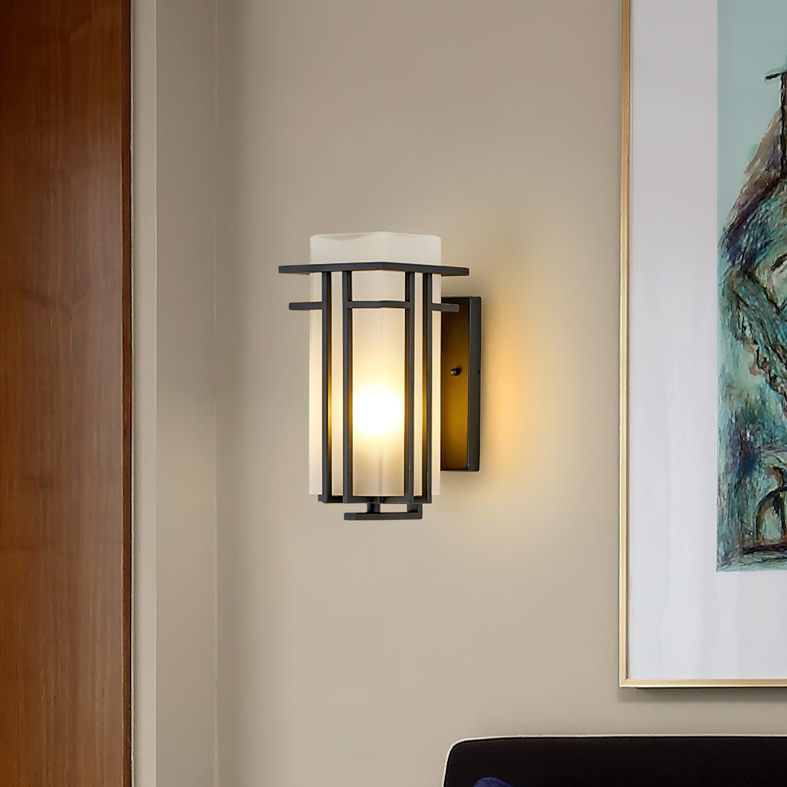 Linden Glow – Elegant Udendørs Væglampe til Facade, Terrasse og Havebelysning