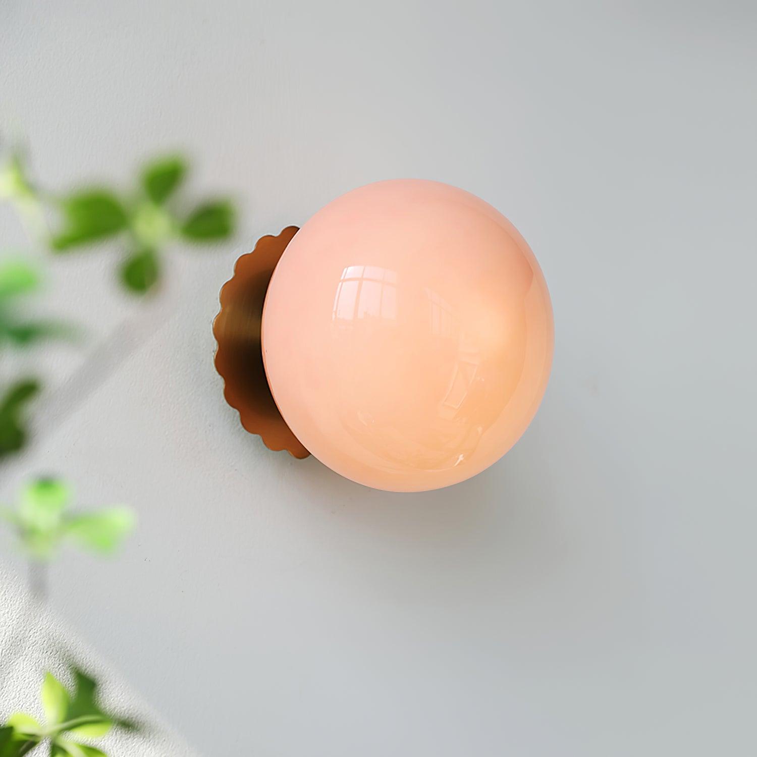 ChicGlow - Elegant pink glaslampe til stilfulde interiører