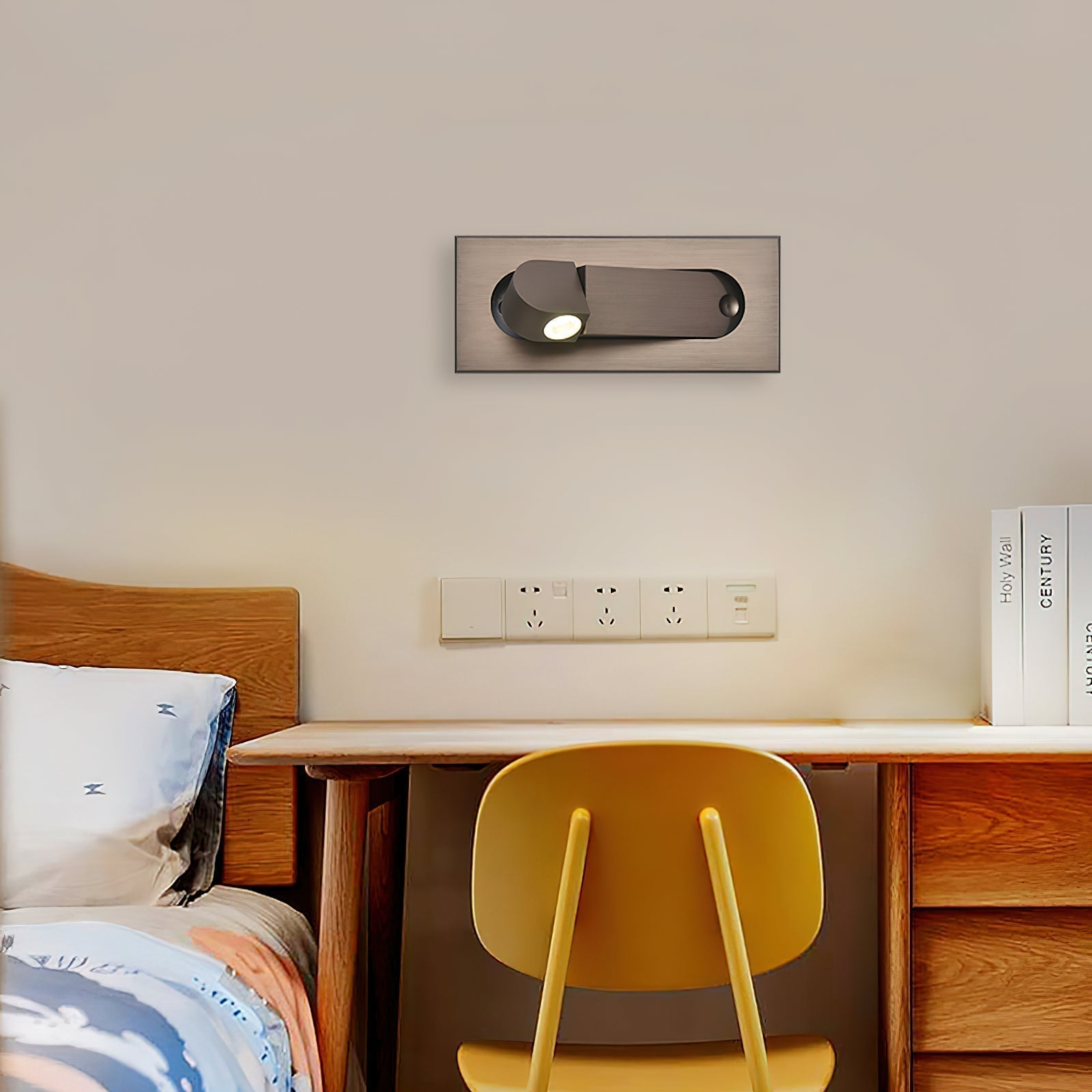 LumiNook – Justerbar natlampe til sengebord