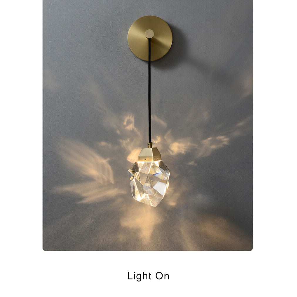 CrystalLux - Elegant Krystalkugle Væglampe LED