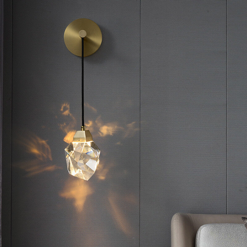 CrystalLux - Elegant Krystalkugle Væglampe LED