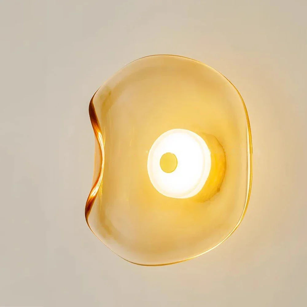 GlasLume - Moderne LED Væglampe til Soveværelse