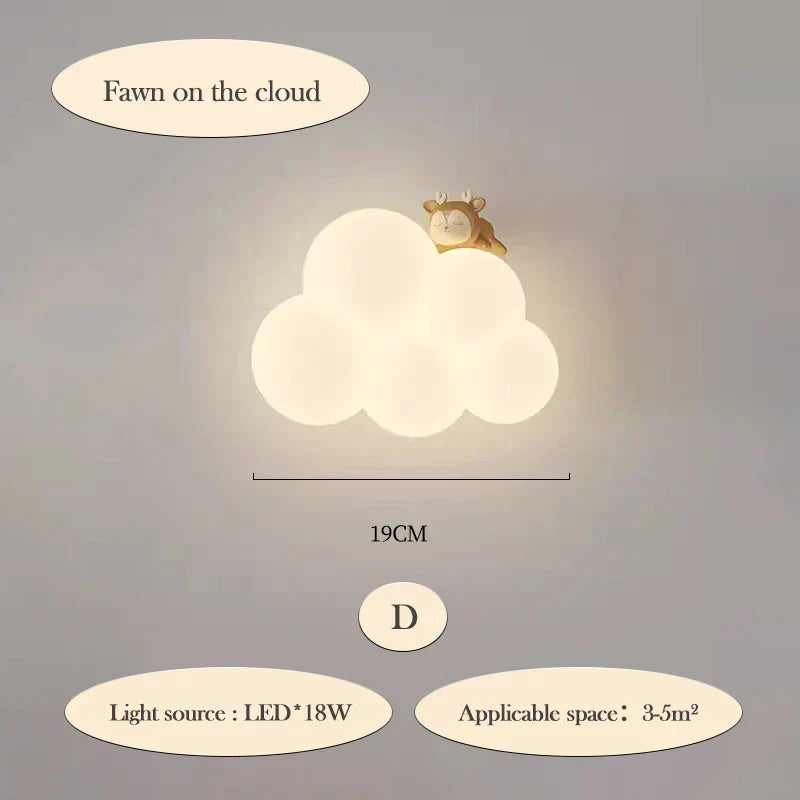 CloudLight – Moderne LED væglampe til børn