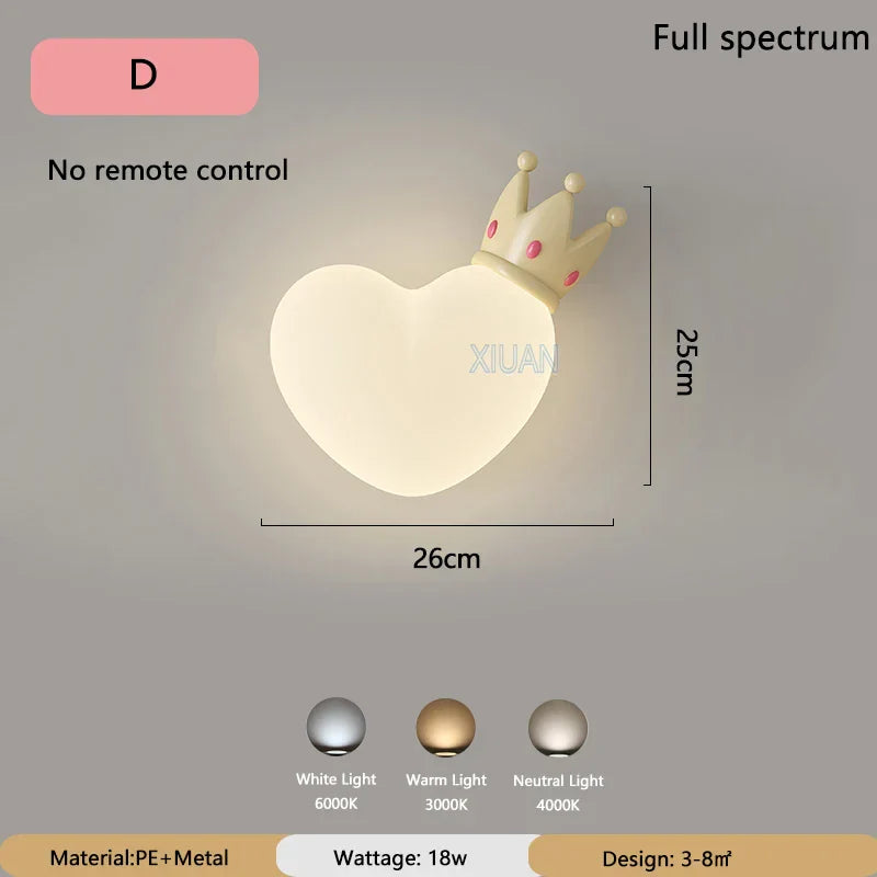 LoveLicht - Rosa Sky LED Natlampe