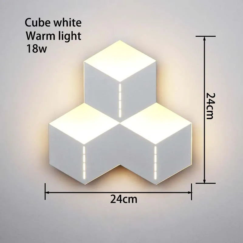 CreativeGlow Lampe – Unik Moderne Belysning til Sengen