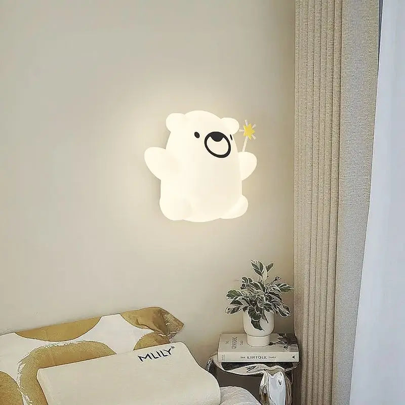 CartoonGlow – Justerbar LED børnevæglampe
