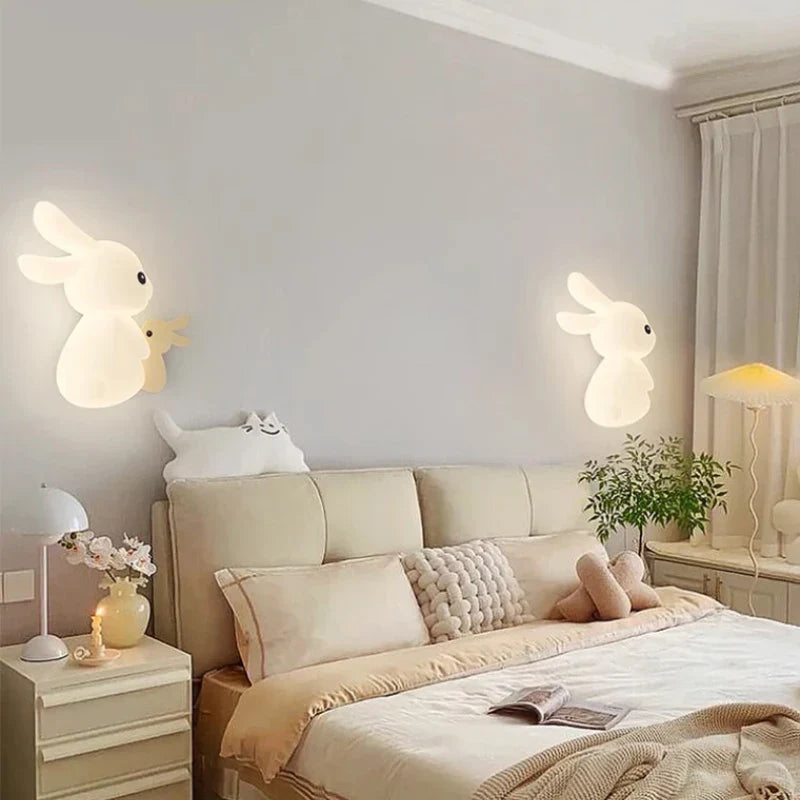 RabbitGlow Lampe - Legende LED Børne Væglampe