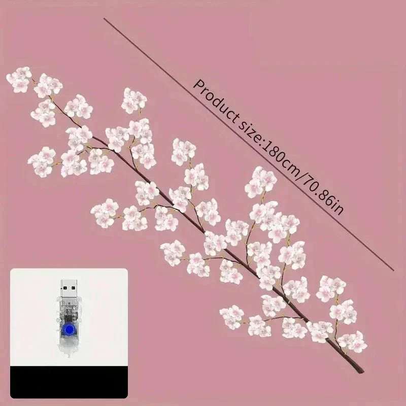 PetalGlow - Fortryllende Sakura LED Lyslenke
