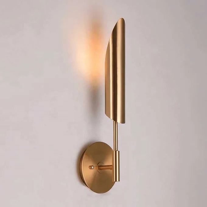 LuxeGlam - Guld Industriel Væglampe til Hjem og Hotel