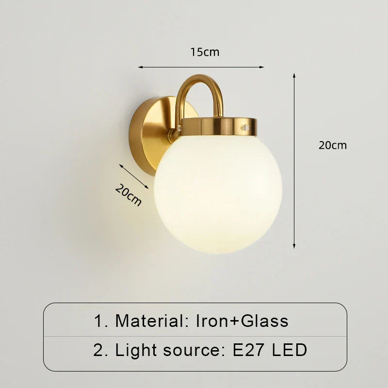 ModernWall - Skandinavisk LED-væglampe med glas